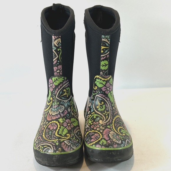 Bogs Classic Tuscany Waterproof Boots Sz Kids 3 Youth Girls Snow Rain Insulated - Picture 6 of 12